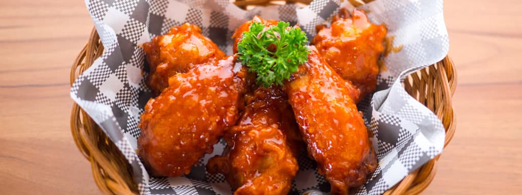 Spice World Garlic Mango Glazed Chicken Wings