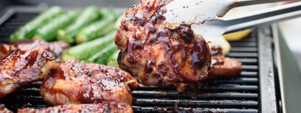 Ginger Grilled Chicken Thighs Header