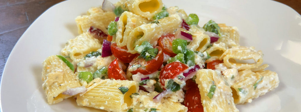 garlic pasta salad