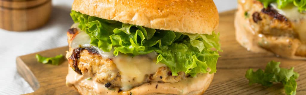 Kickin Chili Turkey Burger