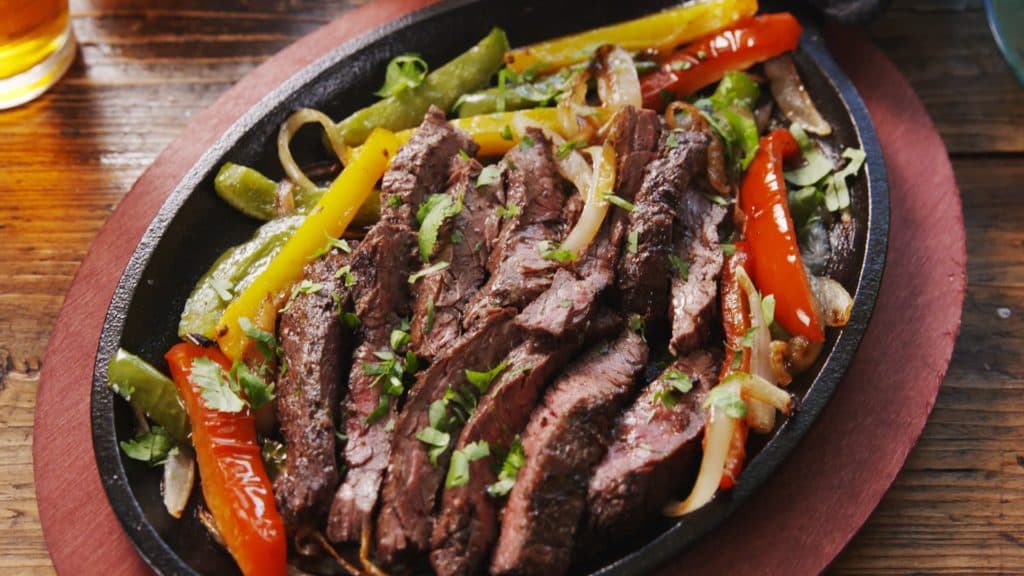 Sizzlin’ Charred Steak Fajitas