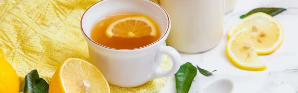 ginger tea with lemon