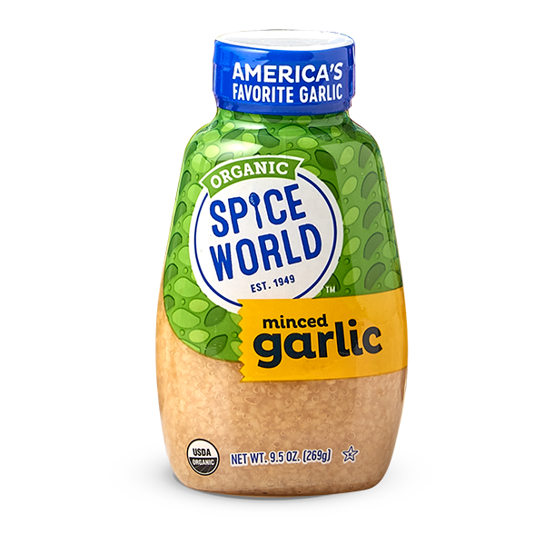 squeezable organic minced garlic