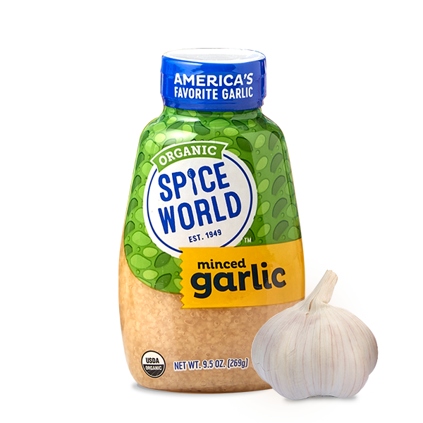 squeezable organic minced garlic