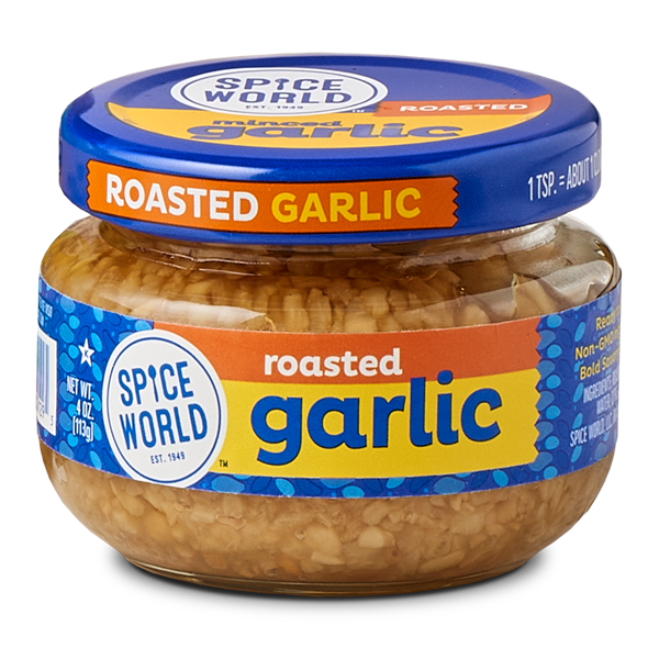 spice world ready to use roasted chopped garlic