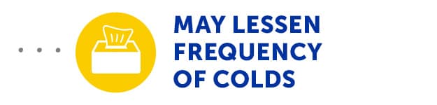 May Lessen Frequency of Colds