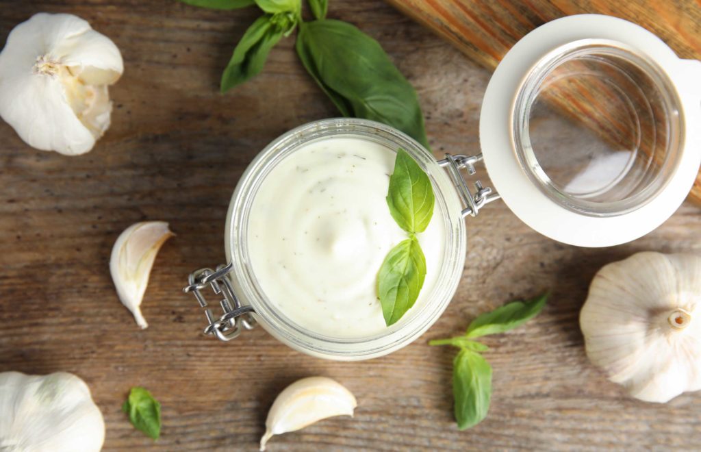 Corn, Jalapeño, and Plant Based Bacon Fritters with Roasted Poblano Aioli