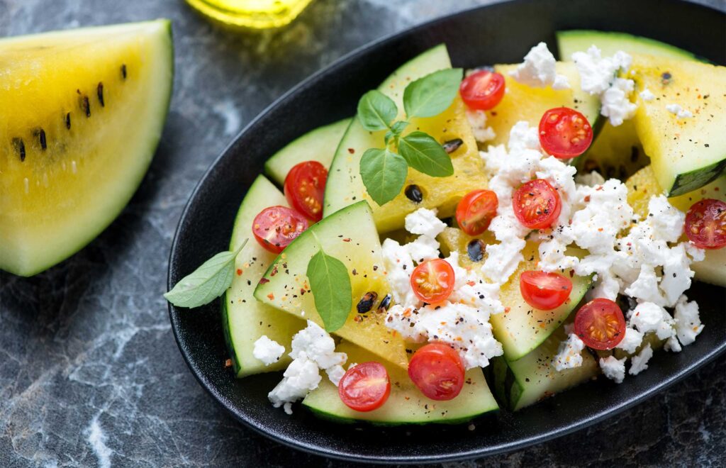 watermelon tomato salad