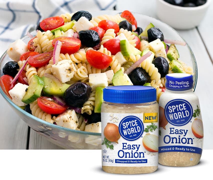 Easy Onion Pasta Salad