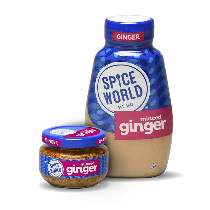 Minced Ginger and Squeezable Minced Ginger