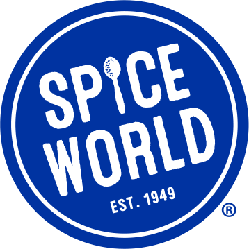Logo of Spice World, established in 1949, suggesting a brand related to culinary spices