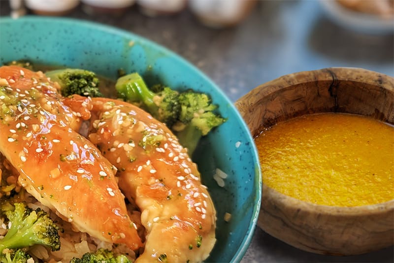 Carrot-Orange Sesame Glaze & Vinaigrette