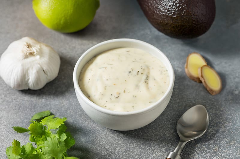 Cilantro-Avocado Ginger Dressing